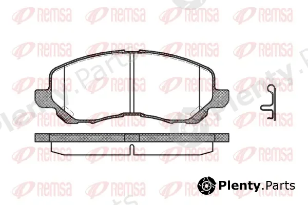 Kawe 080412 — Brake Pad Set, disc brake