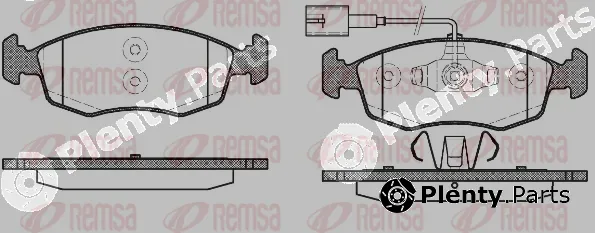 Kawe 017252 — Brake Pad Set, disc brake