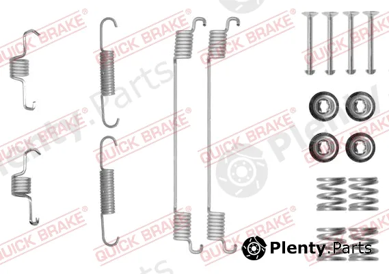 Kawe 105-0889 — Accessory Kit, brake shoes