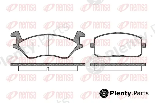 Kawe 010500 — Brake Pad Set, disc brake