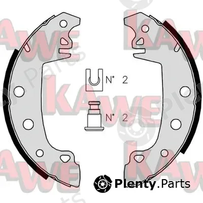 Kawe 02850 — Brake Shoe Set