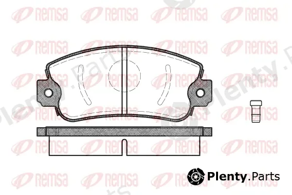 Kawe 037202 — Brake Pad Set, disc brake