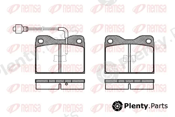 Kawe 000802 — Brake Pad Set, disc brake