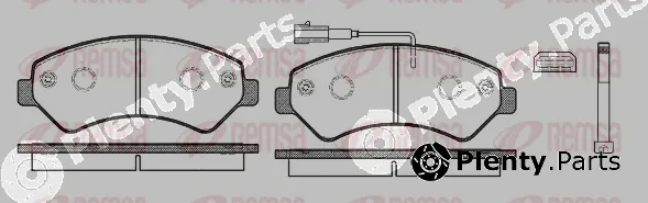Kawe 127512 — Brake Pad Set, disc brake