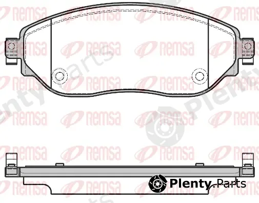 Kawe 161708 — Brake Pad Set, disc brake