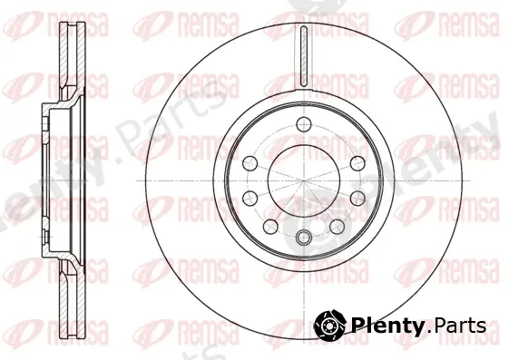 Kawe 672910 — Brake Disc