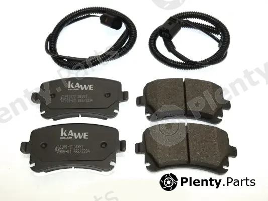 Kawe 810072 — Brake Pad Set, disc brake