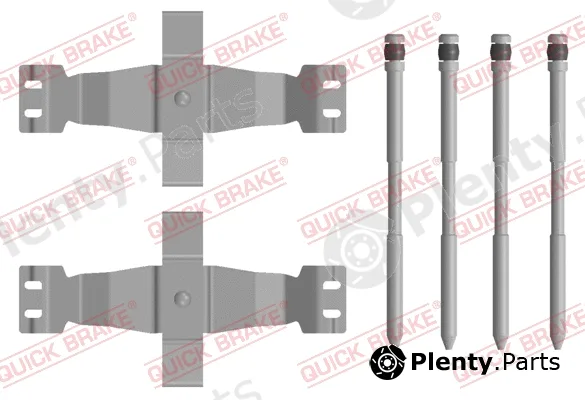 Kawe 109-0122 — Accessory Kit, disc brake pad