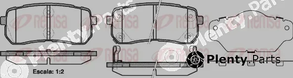 Kawe 128802 — Brake Pad Set, disc brake