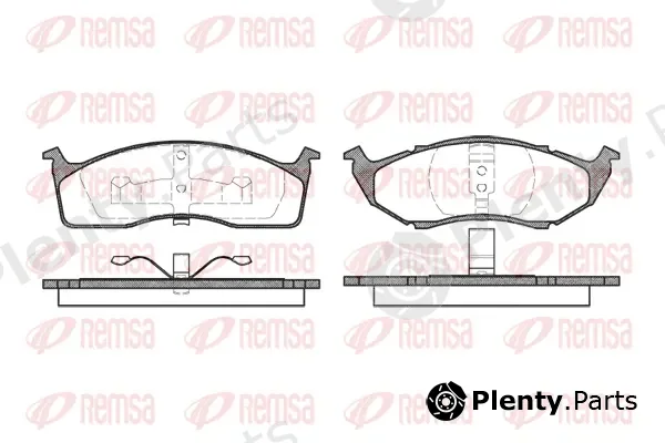 Kawe 044700 — Brake Pad Set, disc brake