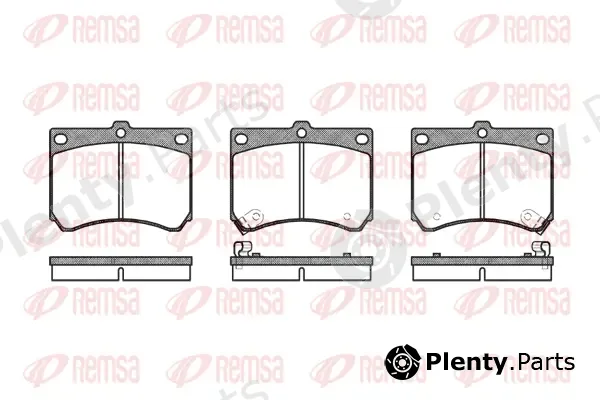 Kawe 033302 — Brake Pad Set, disc brake
