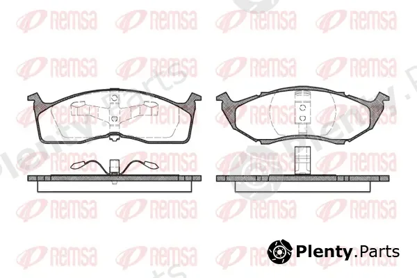 Kawe 044720 — Brake Pad Set, disc brake