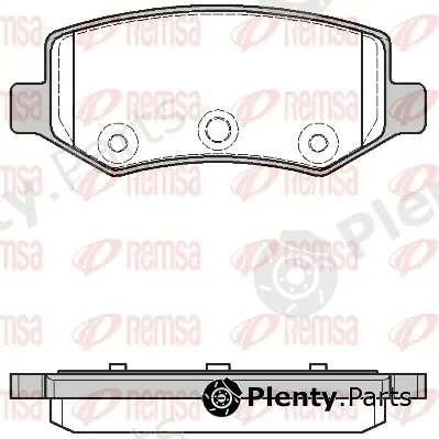 Kawe 158500 — Brake Pad Set, disc brake