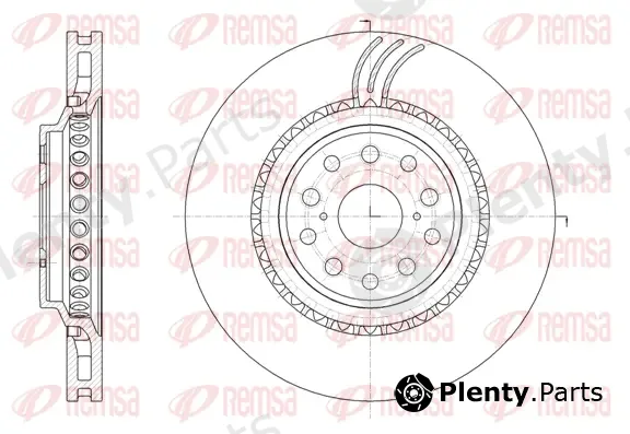 Kawe 6187810 — Brake Disc