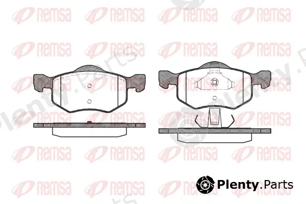 Kawe 080200 — Brake Pad Set, disc brake