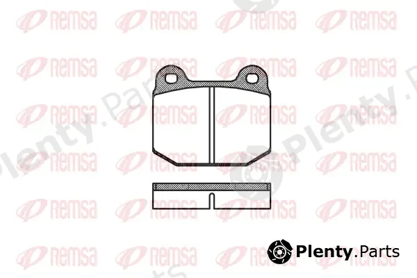 Kawe 001400 — Brake Pad Set, disc brake