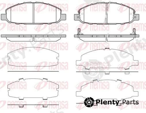 Kawe 099702 — Brake Pad Set, disc brake