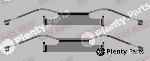 Kawe 109-1680 — Accessory Kit, disc brake pad