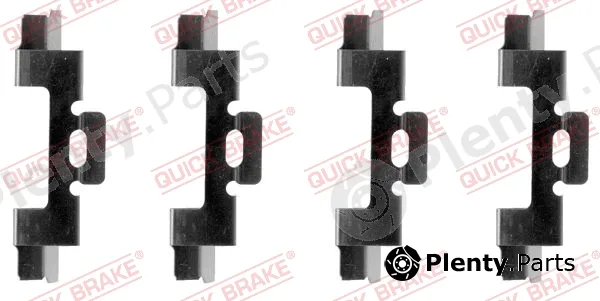 Kawe 109-1027 — Accessory Kit, disc brake pad