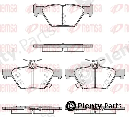 Kawe 163802 — Brake Pad Set, disc brake