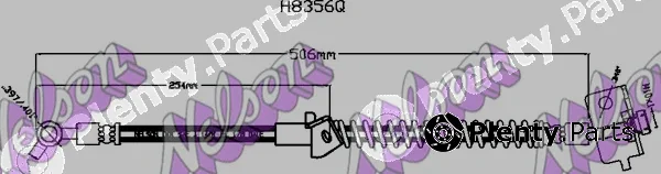 Kawe H8356Q — Brake Hose