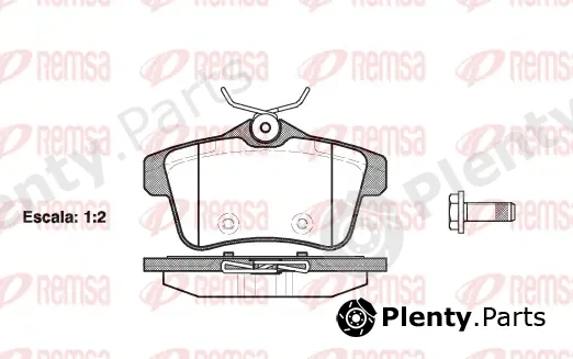 Kawe 141800 — Brake Pad Set, disc brake
