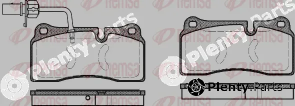 Kawe 098311 — Brake Pad Set, disc brake