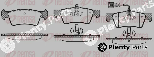 Kawe 118701 — Brake Pad Set, disc brake