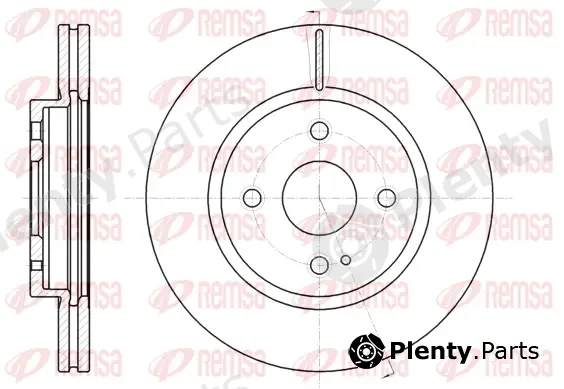 Kawe 6126610 — Brake Disc