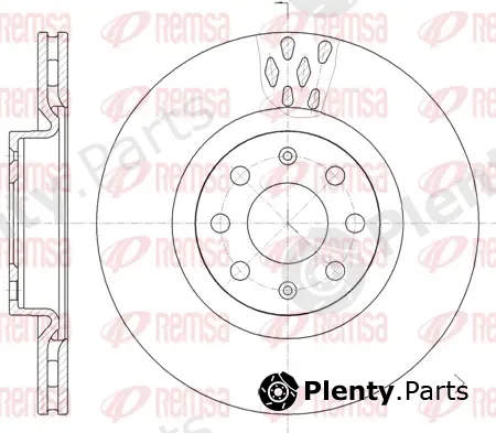 Kawe 698210 — Brake Disc