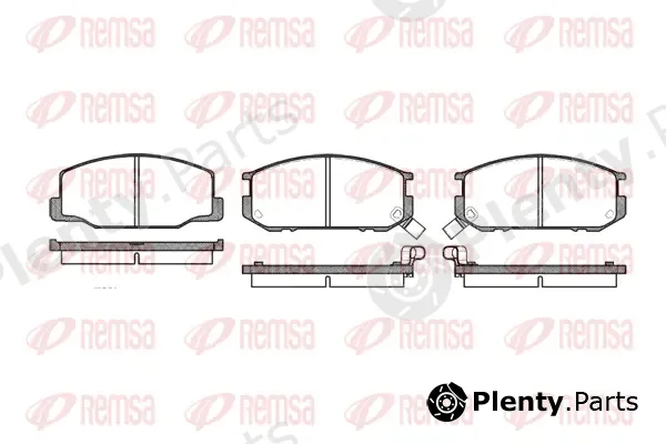 Kawe 015202 — Brake Pad Set, disc brake