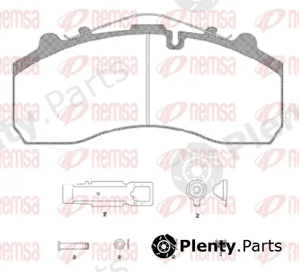 Kawe JCA637.20 — Brake Pad Set, disc brake HEAVY DUTY