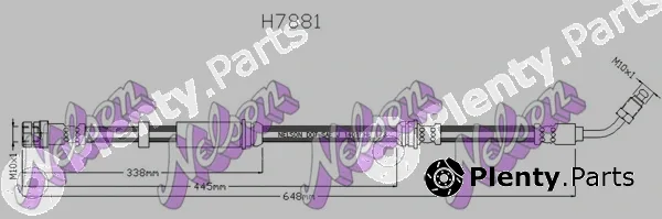 Kawe H7881 — Brake Hose