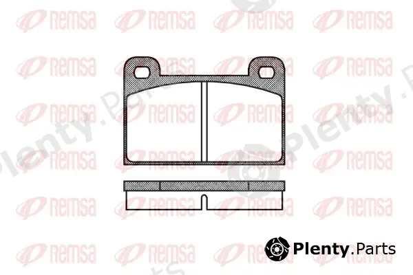 Kawe 001800 — Brake Pad Set, disc brake