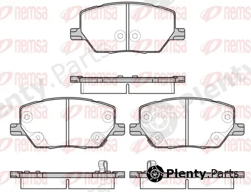Kawe 164002 — Brake Pad Set, disc brake