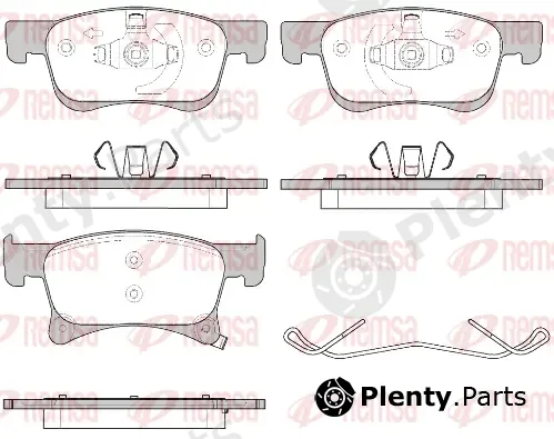 Kawe 158002 — Brake Pad Set, disc brake