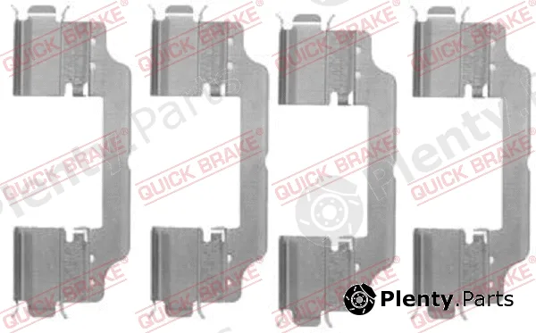 Kawe 109-1716 — Accessory Kit, disc brake pad