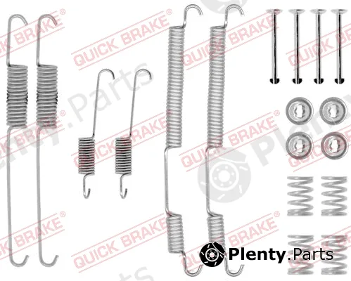 Kawe 105-0755 — Accessory Kit, brake shoes