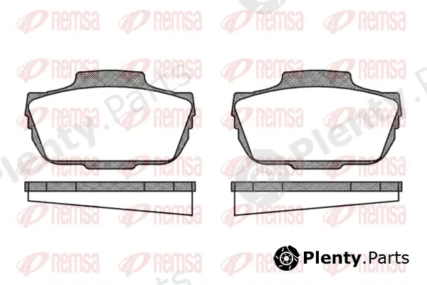 Kawe 005500 — Brake Pad Set, disc brake