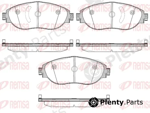 Kawe 147000 — Brake Pad Set, disc brake
