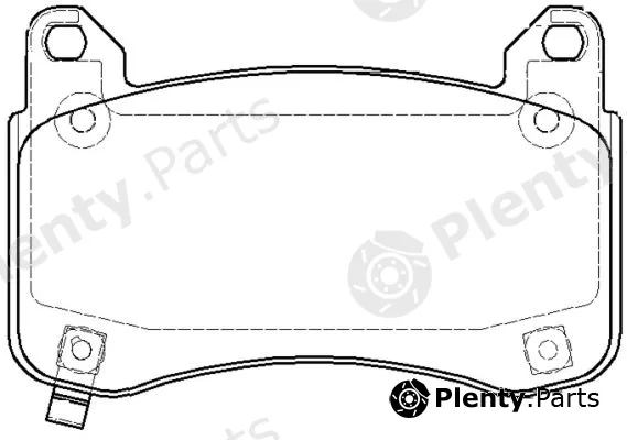 Kawe 199204 — Brake Pad Set, disc brake