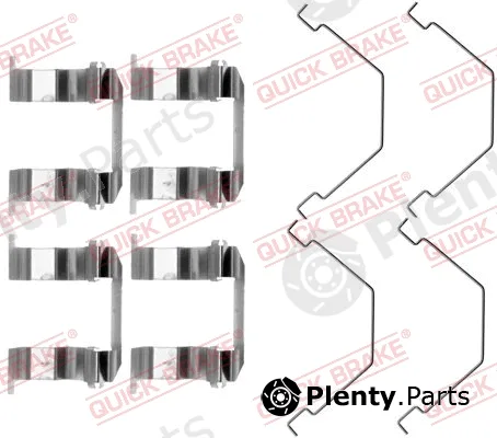 Kawe 109-1158 — Accessory Kit, disc brake pad