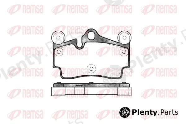 Kawe 099600 — Brake Pad Set, disc brake