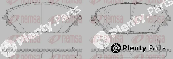 Kawe 156902 — Brake Pad Set, disc brake