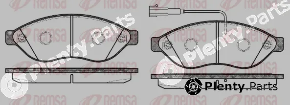 Kawe 123712 — Brake Pad Set, disc brake