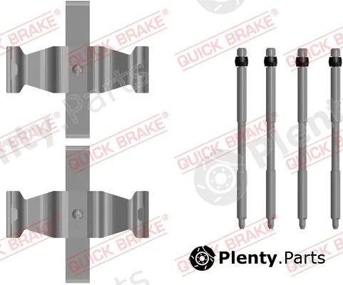 Kawe 109-0107 — Accessory Kit, disc brake pad