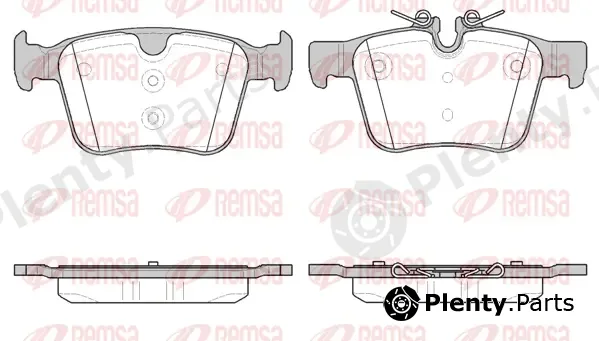 Kawe 151640 — Brake Pad Set, disc brake