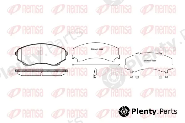 Kawe 039722 — Brake Pad Set, disc brake