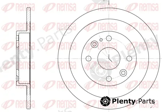 Kawe 614800 — Brake Disc