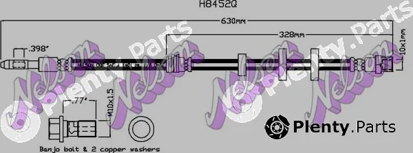 Kawe H8452Q — Brake Hose